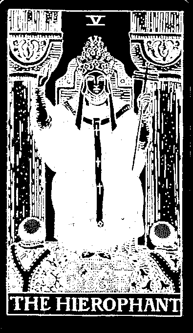 The Hierophant — Melesterion plate