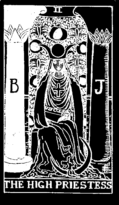 The High Priestess — Melesterion plate